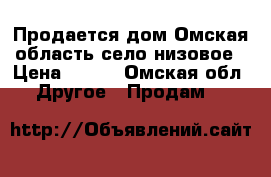 Продается дом Омская область село низовое › Цена ­ 400 - Омская обл. Другое » Продам   